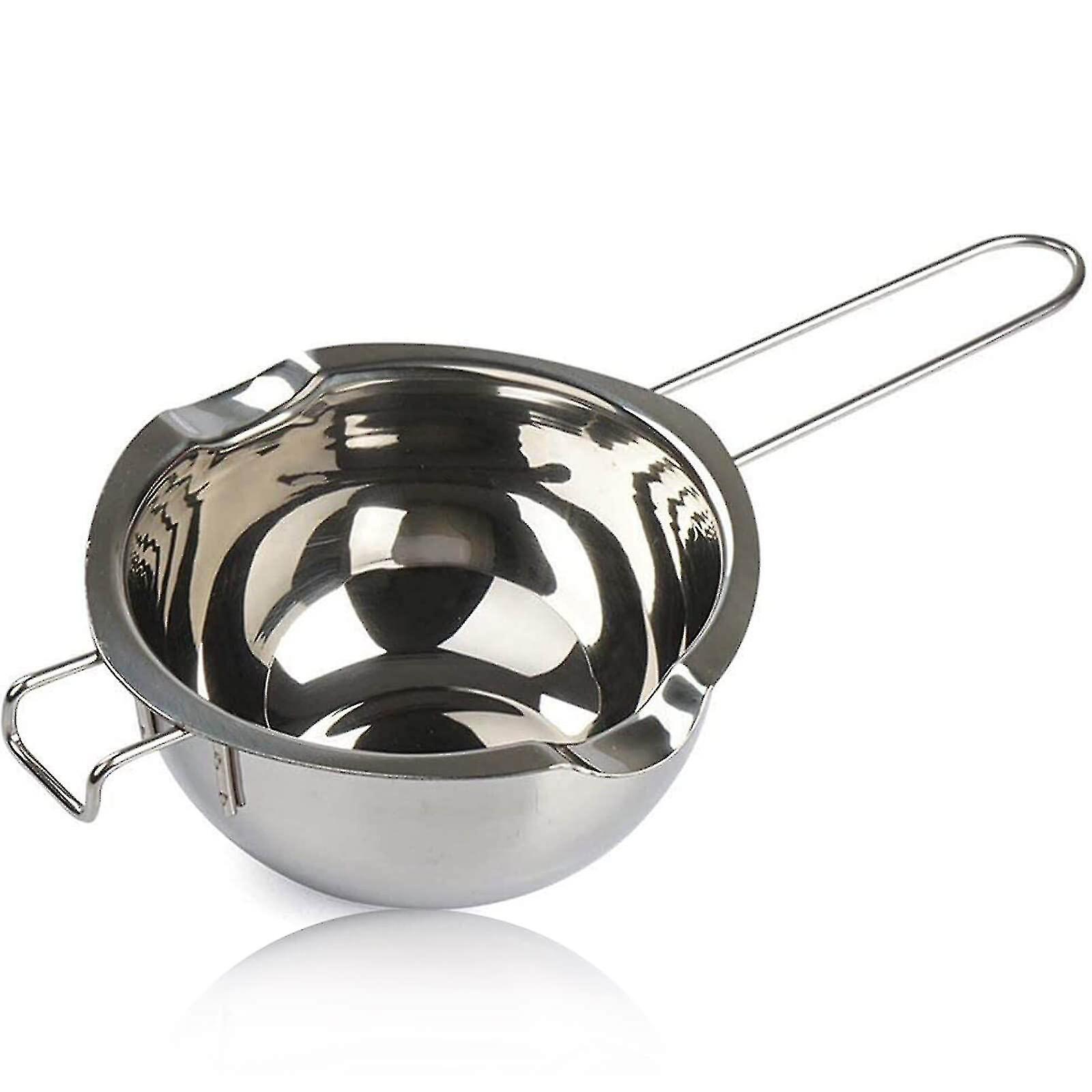 304 Stainless Steel Melting Pot For Chocolate Butter Candy Cheese Caramel，soap And Wax Making