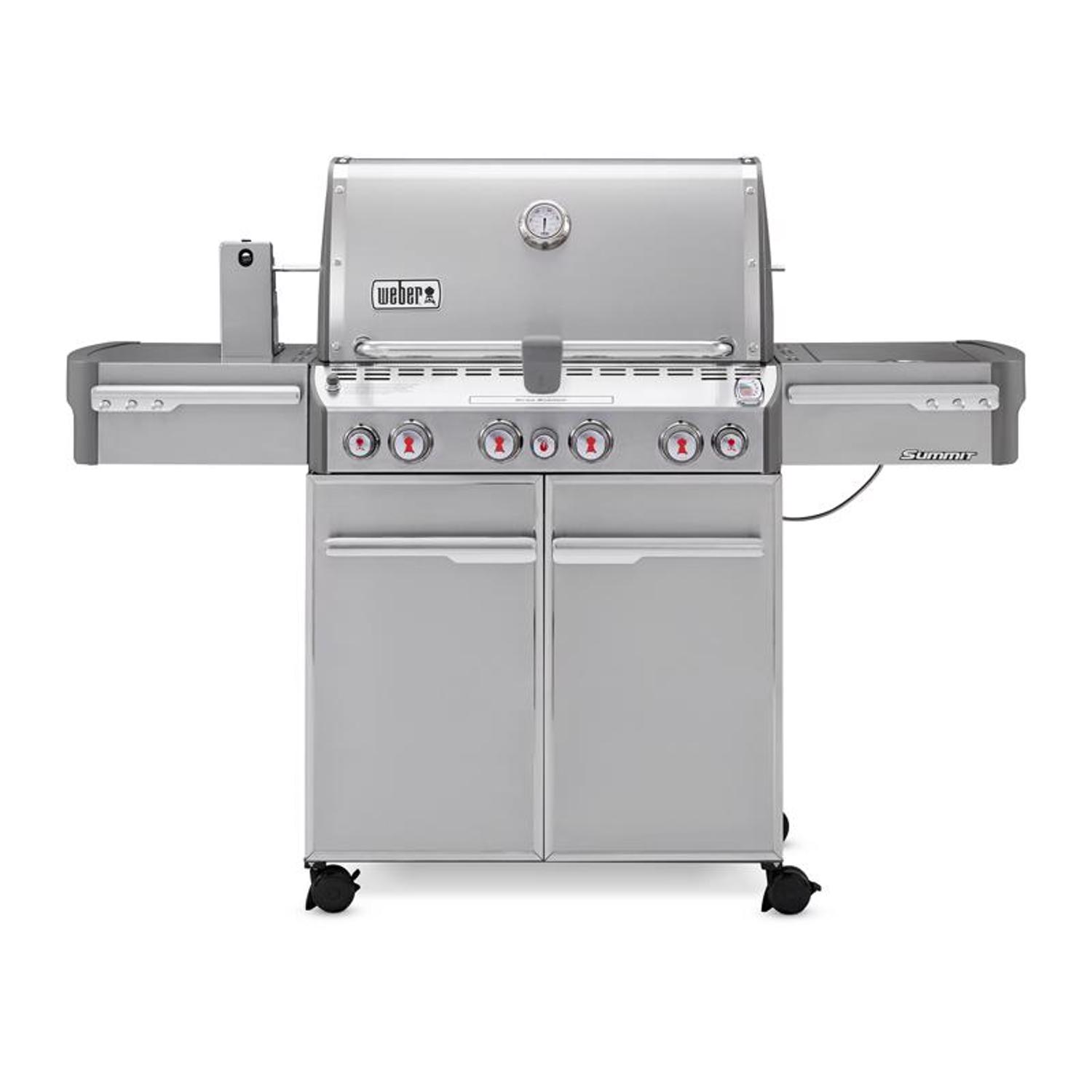 Weber Summit S-470 4 Burner Liquid Propane Grill Stainless Steel