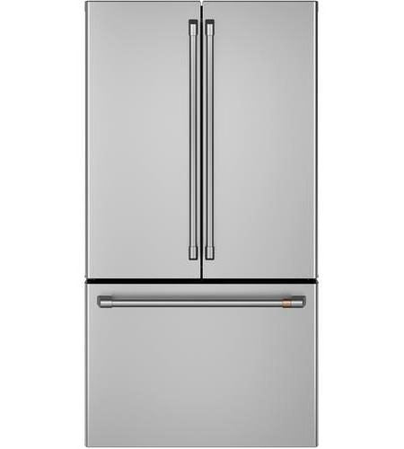 GE Cafe CWE23SP2MS1 36Inch 231 Cu Ft CounterDepth French Door Ref