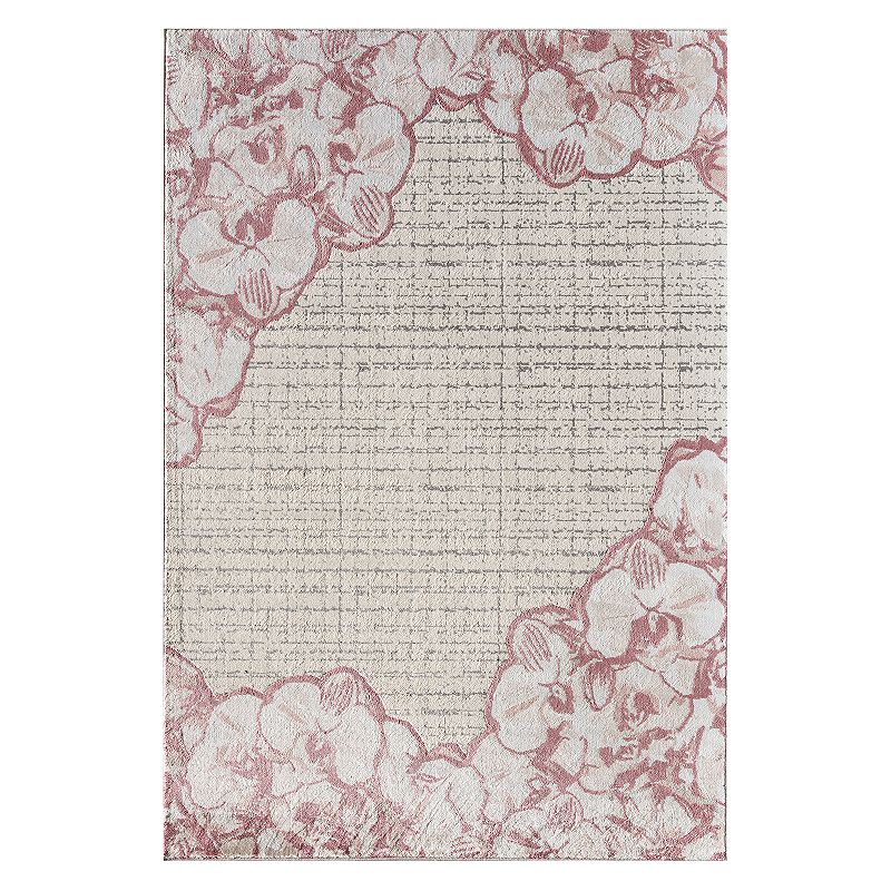 Elizabeth Sutton Vincenzo Modern Floral Area Rug