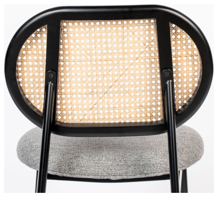 Rattan Back Dining Chair  Zuiver Spike   Tropical   Dining Chairs   by Oroa   Distinctive Furniture  Houzz