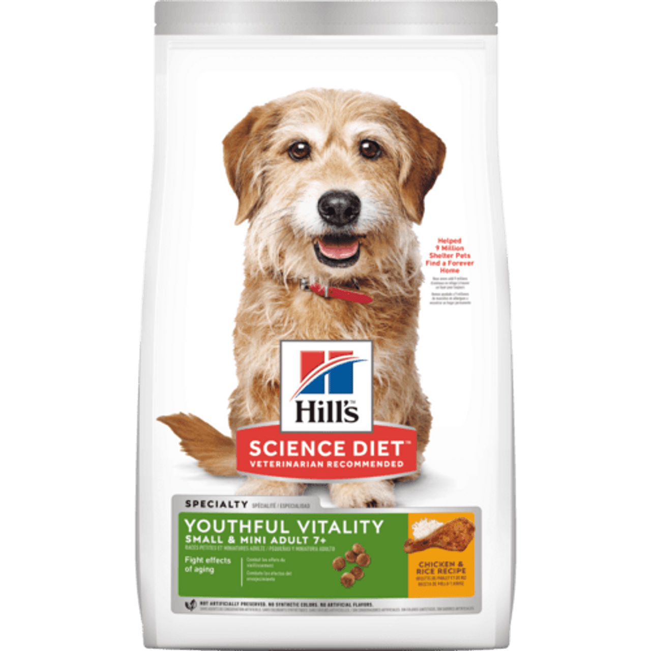 Hill's Science Diet Adult 7+ Youthful Vitality Small and Mini  Dog Food