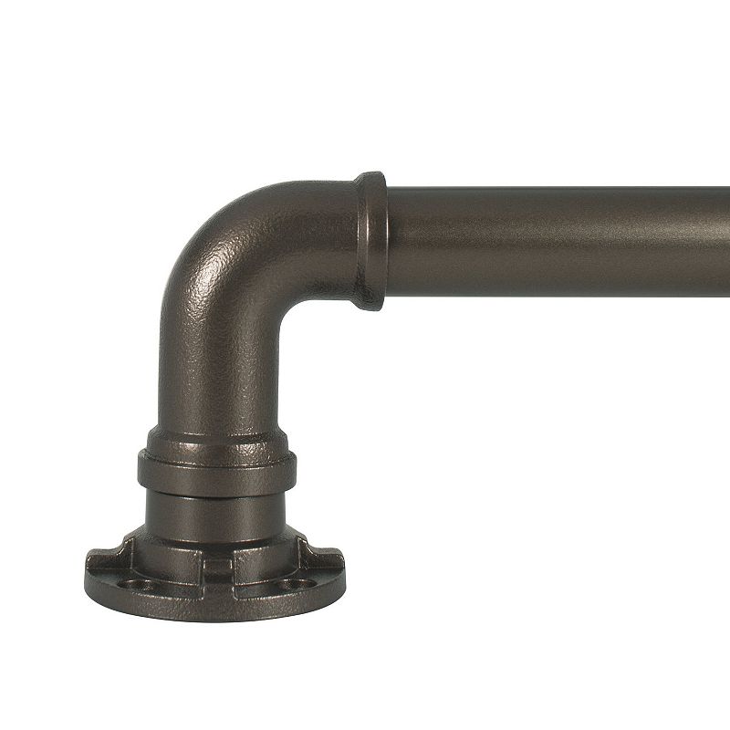 Decopolitan 18-36 Industrial Adjustable Curtain Rod