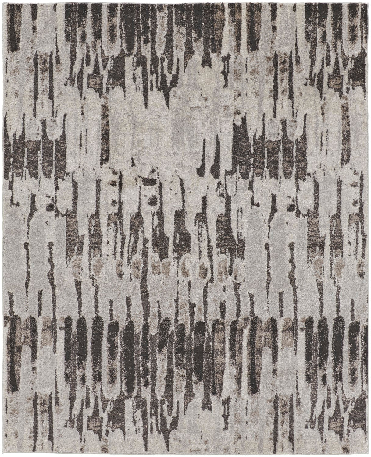 Kayden Abstract Gray/Charcoal Gray Rug