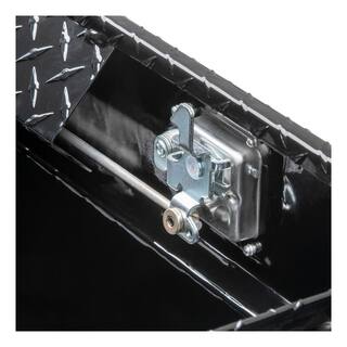 UWS 72 in. Gloss Black Aluminum Crossover Truck Tool Box (Heavy Packaging) TBS-72-BLK