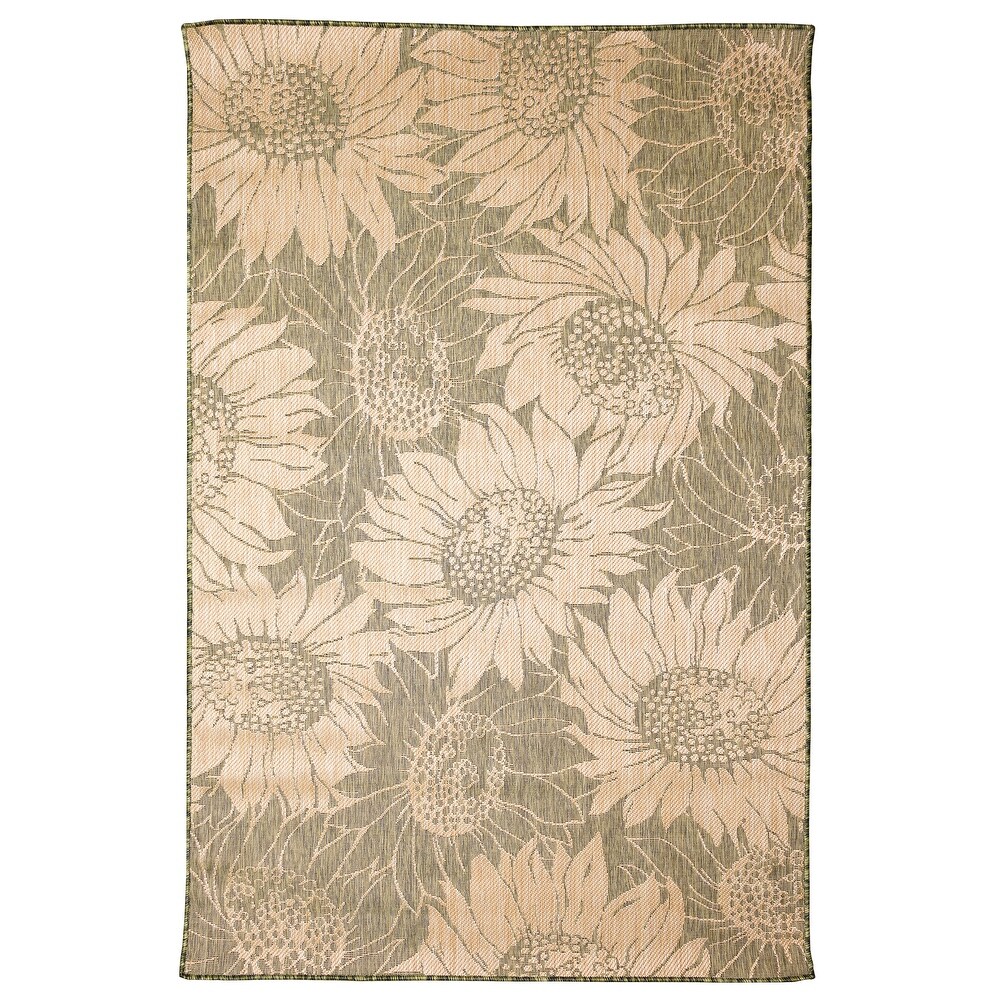 Liora Manne Carmel Sunflower Field Indoor/Outdoor Rug