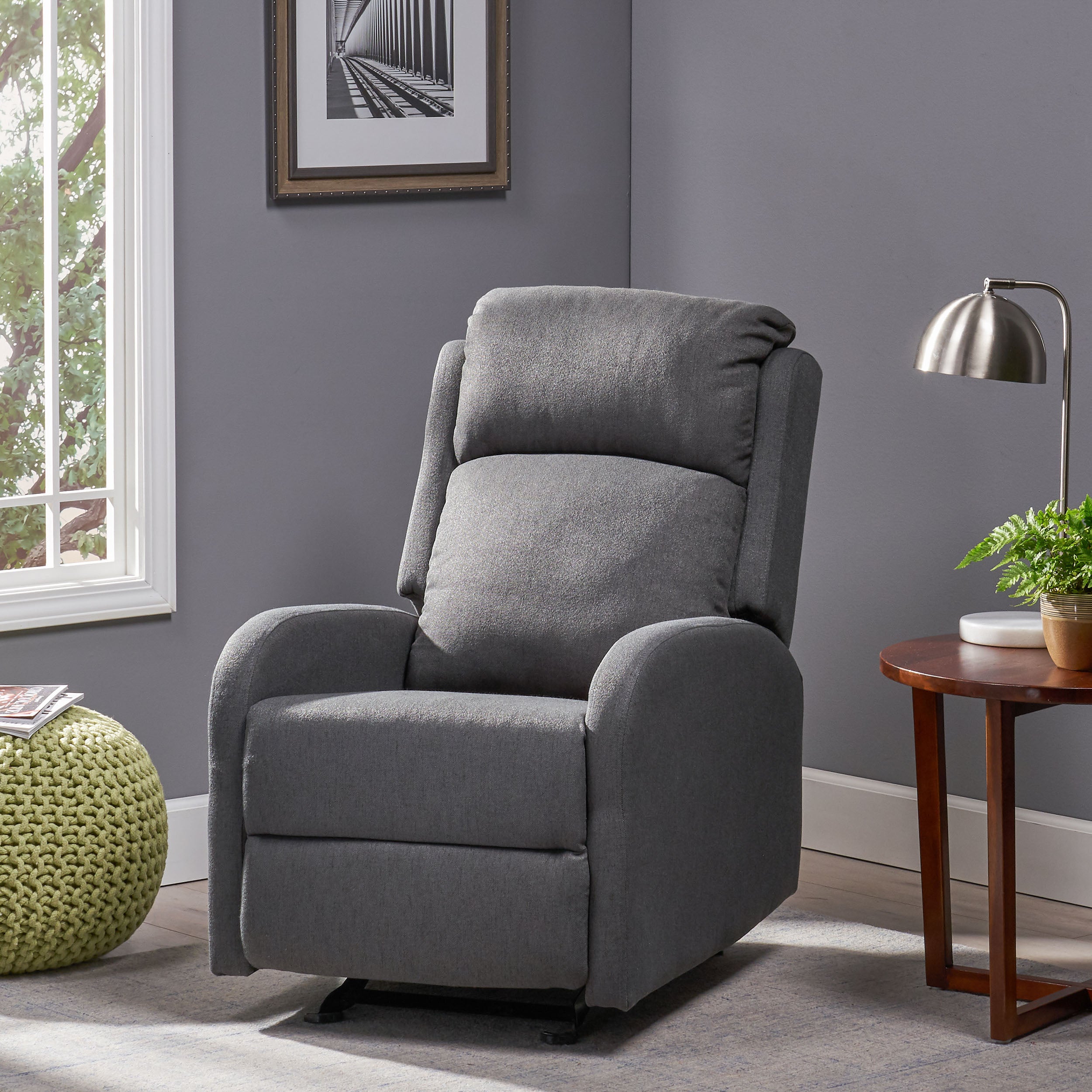 Amallie Fabric Rocking Recliner