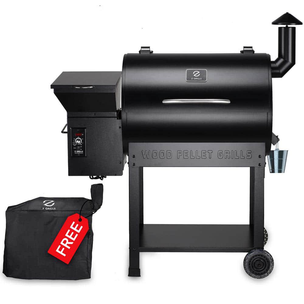 Z GRILLS 694 sq in Pellet Grill and Smoker Black