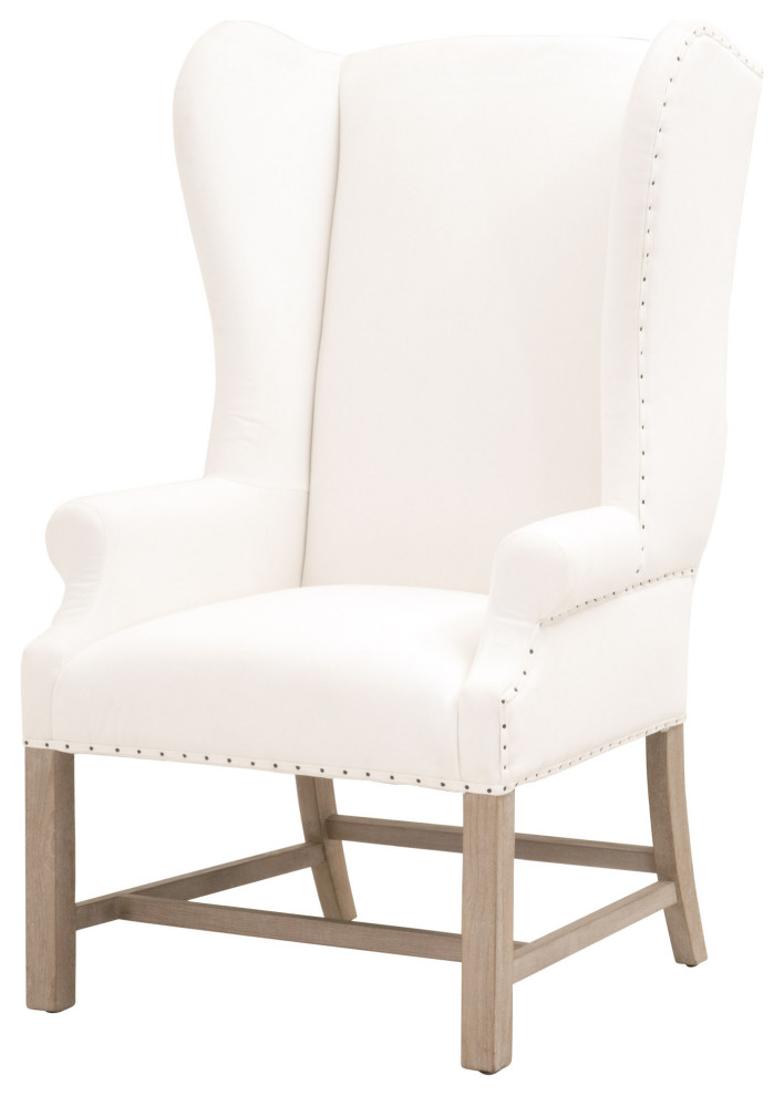 Arm Chairs Chateau Arm Chair LiveSmart Peyton Pearl  Natural Gray Ash   Transitional   Armchairs And Accent Chairs   by Sideboards and Things  Houzz