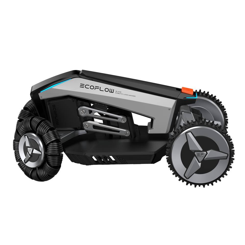 EcoFlow 10 in. Cutting Width 298 Wh Battery Powered Electric Blade Robot Lawn Mower Wire-Free Boundaries Auto-Route ZMH100-B-US-V20