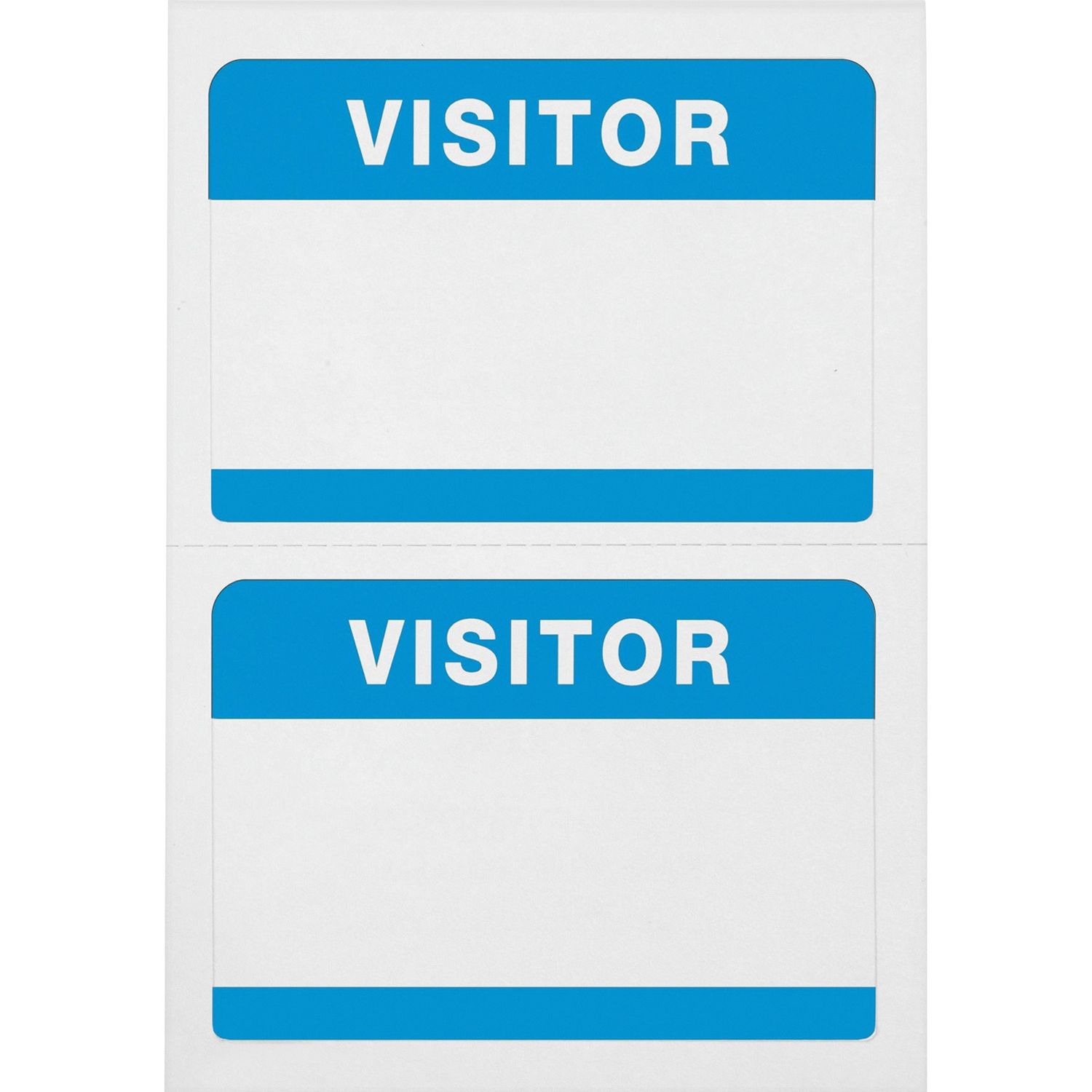 Self-Adhesive Visitor Badges by Advantus Corp AVT97190