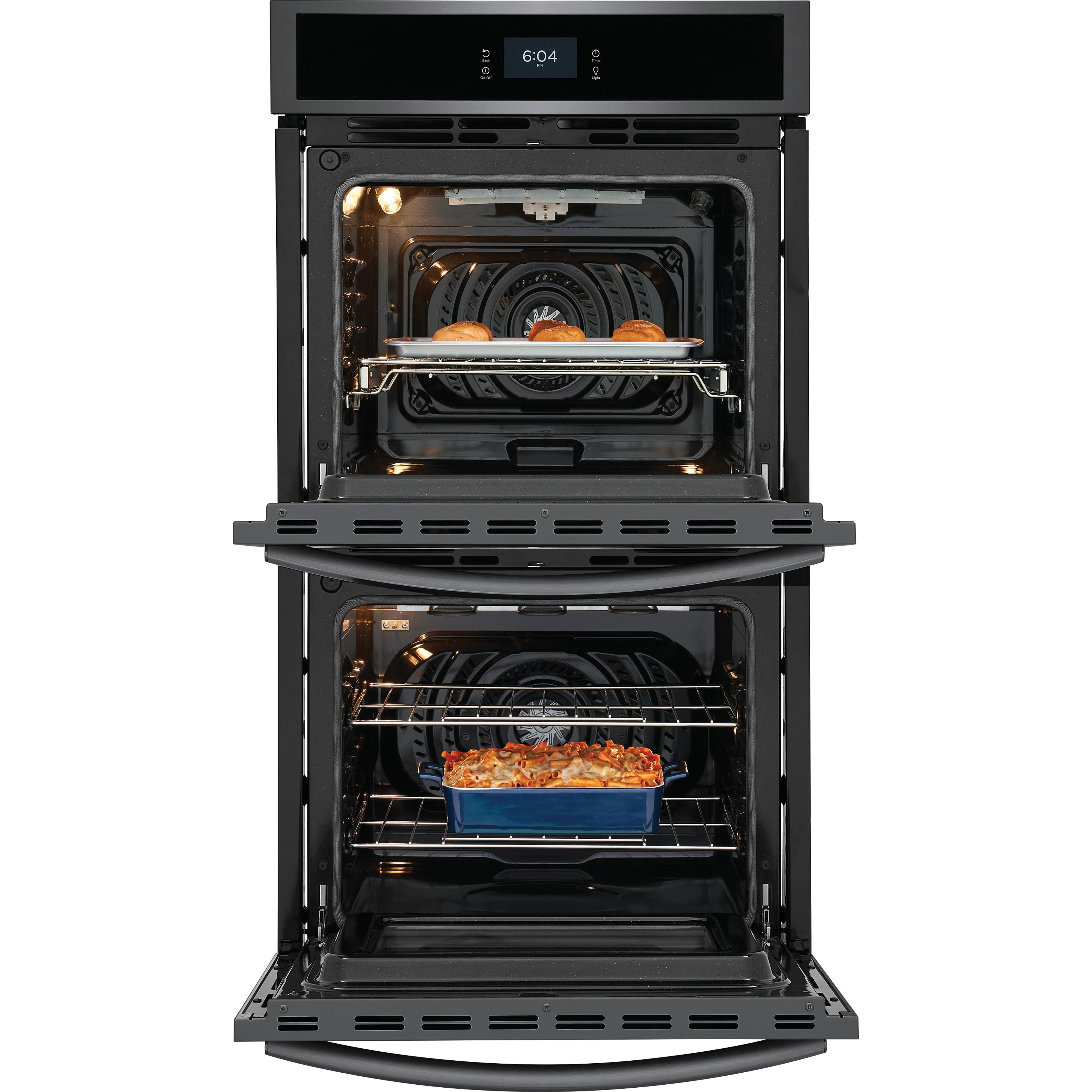 Frigidaire Gallery 27-inch Double Electric Wall Oven with Total Convection GCWD2767AD