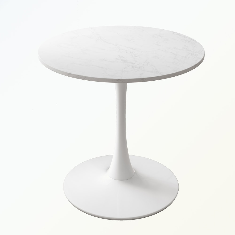 Round Dining Table  Metal Base