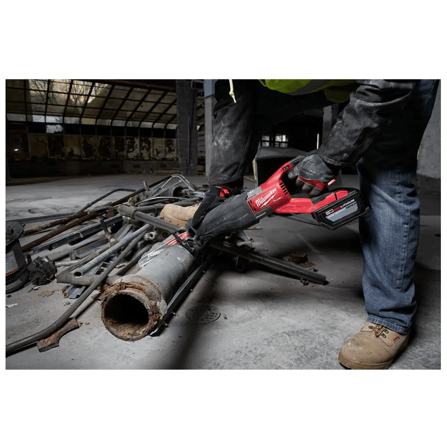 Milwaukee M18 Fuel 18-Volt Lithium-Ion Brushless Cordless Super Sawzall Orbital Reciprocating Saw， Tool-Only (2722-20)