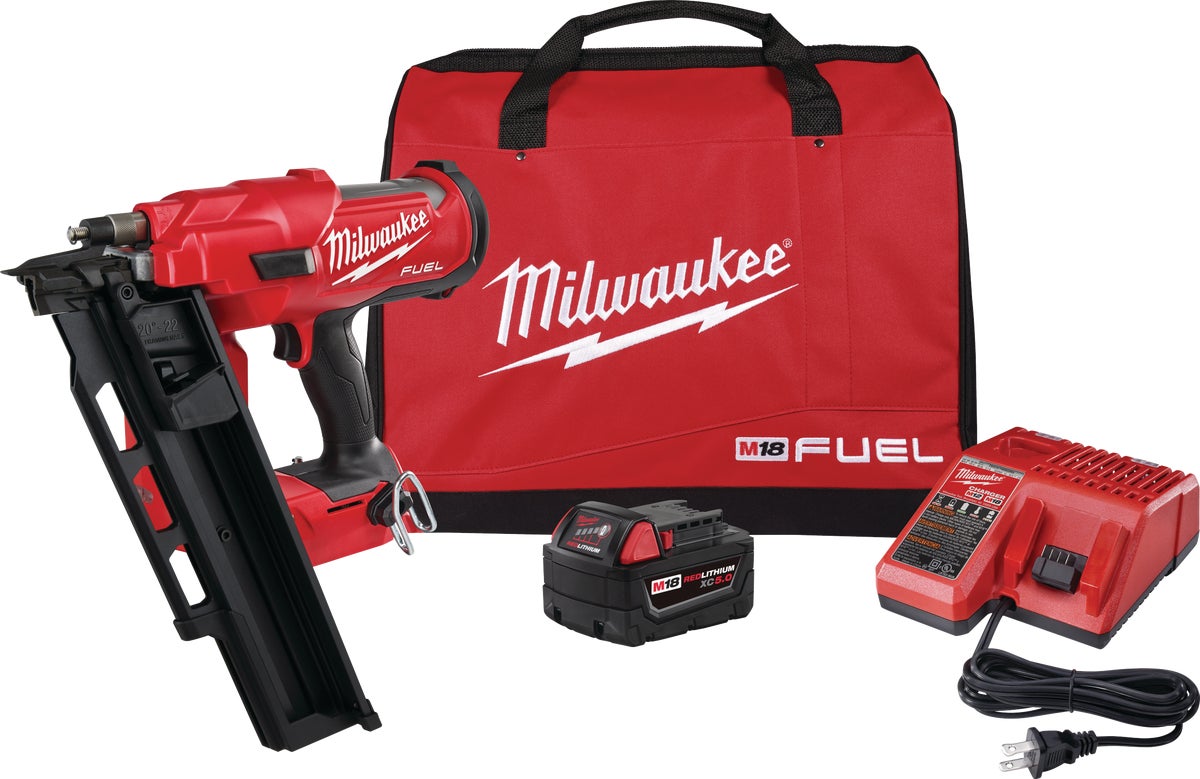 MW M18 FUEL Lithium-Ion Brushless 21 Degree Framing Nailer Kit