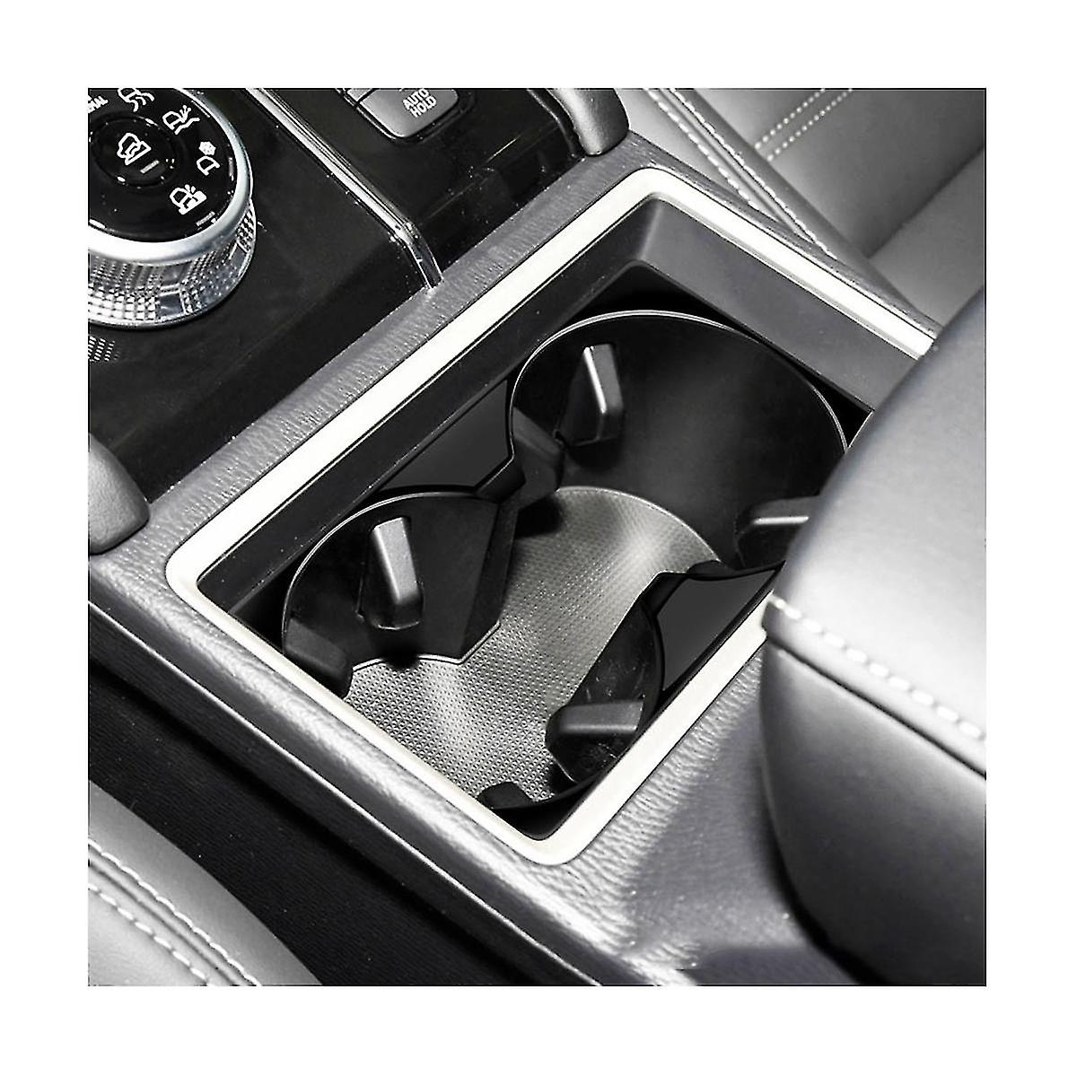 Car Bright Black Center Console Water Cup Holder Decoration Cover Stickers For 2022 2023