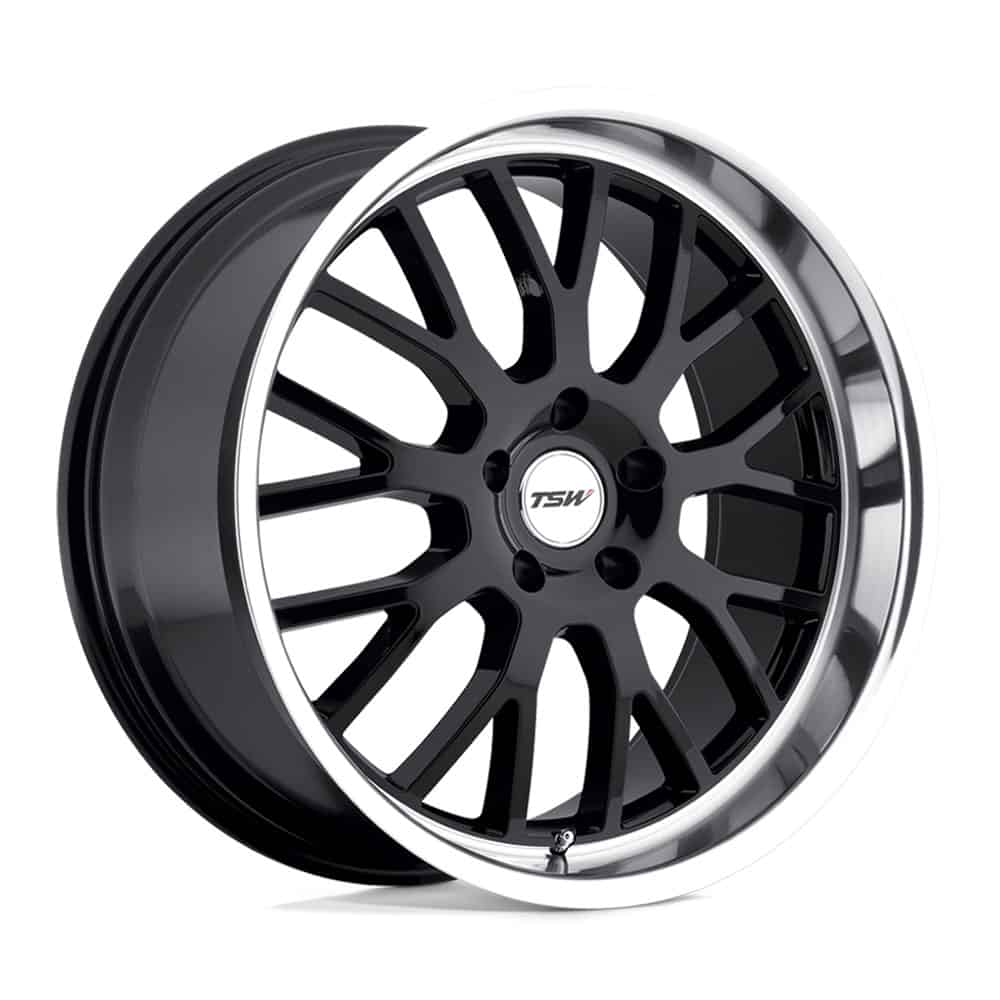 TSW TWTRM 18X9.5 5X120 G-BLK MRR LIP 35MM