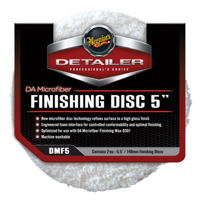 Meguiar's Da Microfiber Finishing Disc 5 2Pk