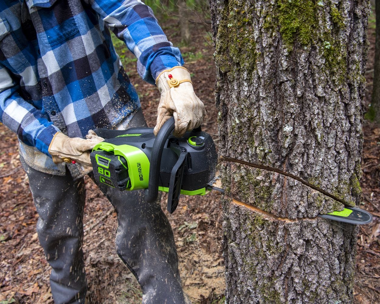 80V 16-Inch Cordless Chainsaw  Battery | Greenworks Tools