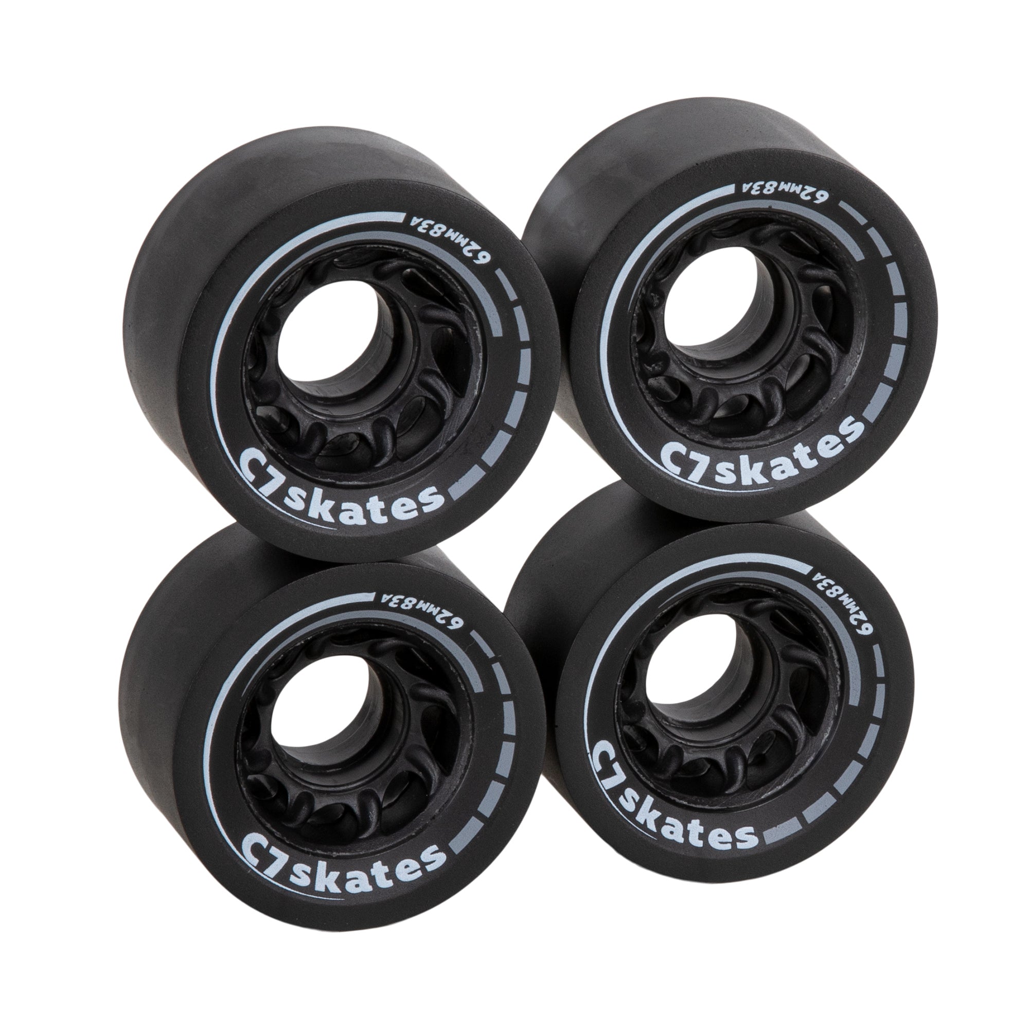 C7skates Dark Magic 62mm Quad Roller Skate Wheels (Femme Fatale)