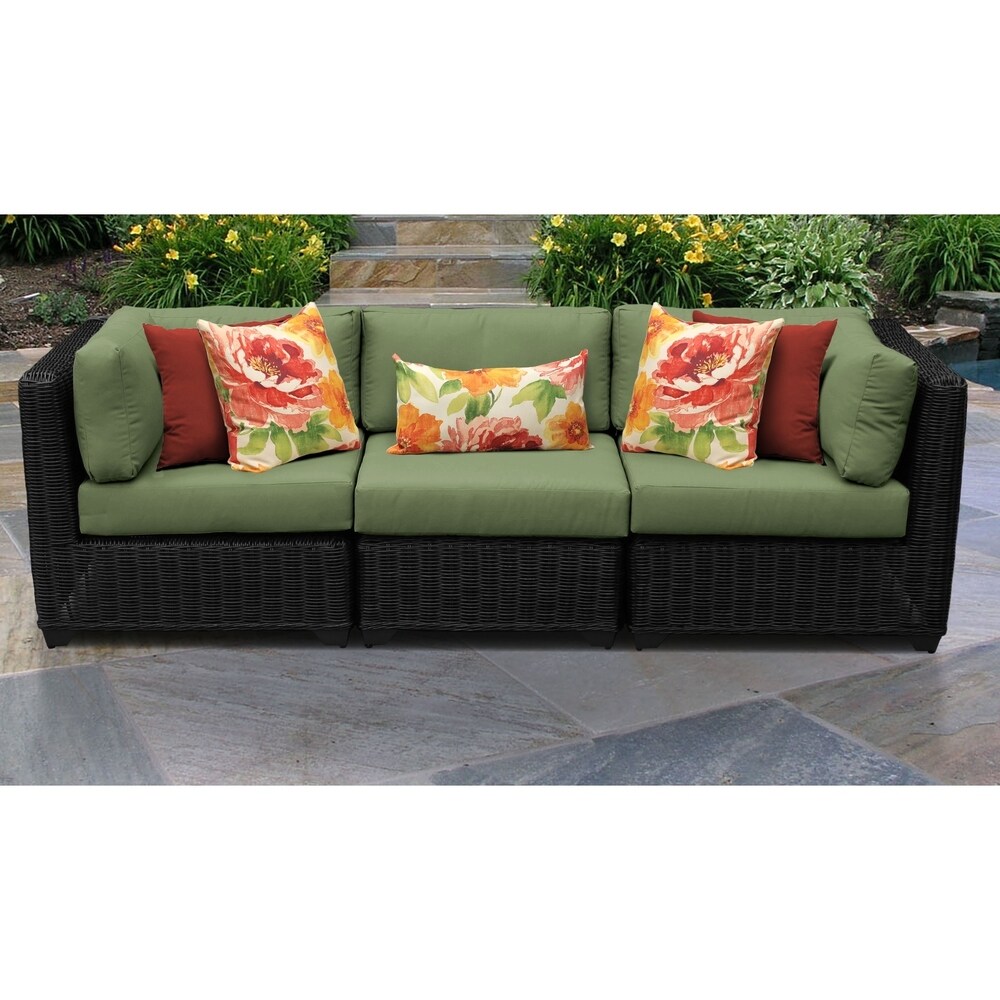 Venice 3 Piece Outdoor Wicker Patio Furniture Set