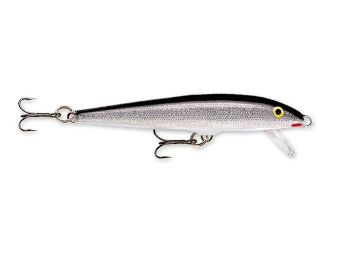 Rapala Silver Floating 3.5 inch Fishing Lure - F09S