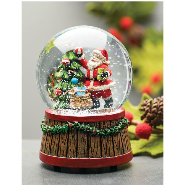 Sullivans Santa Tree Music Waterglobe 5 quot h Multicolored