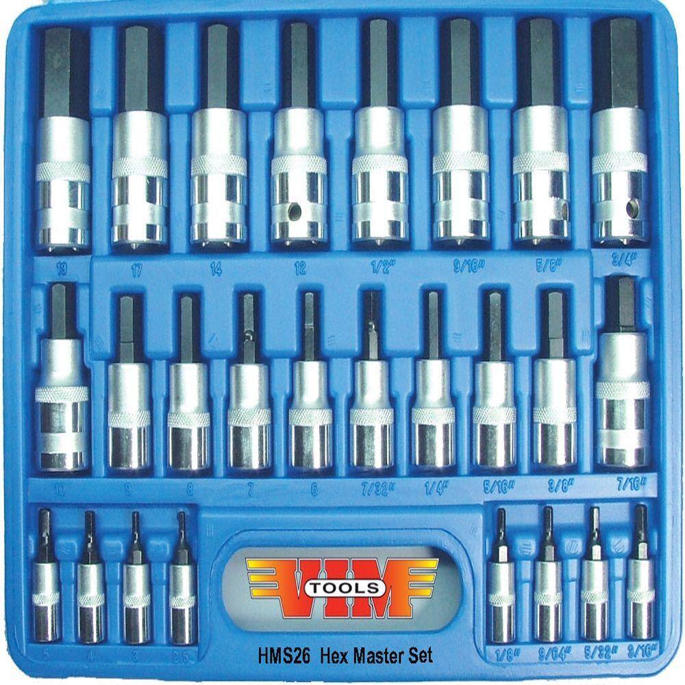 VIM Tools Hex Master Set (26-Piece) VIMHMS26