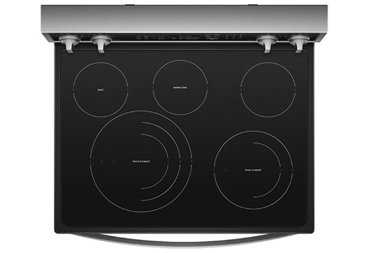 Whirlpool 6.4 Cu. Ft. Fingerprint Resistant Stainless Steel Electric Range With Frozen Bake Technology