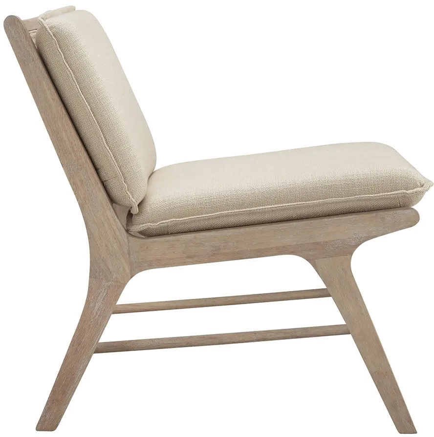 Ink+Ivy Mid Century Modern Natural Tan Accent Chair