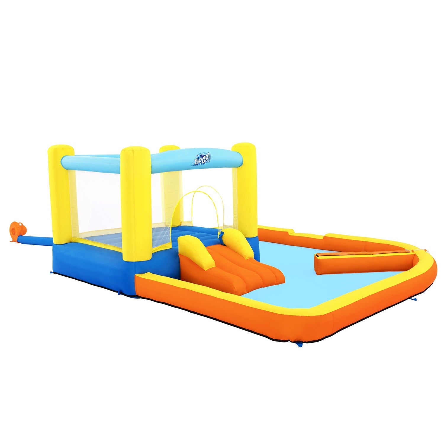 Bestway H2OGO! Beach Bounce Kids Inflatable Water Park with Air Blower