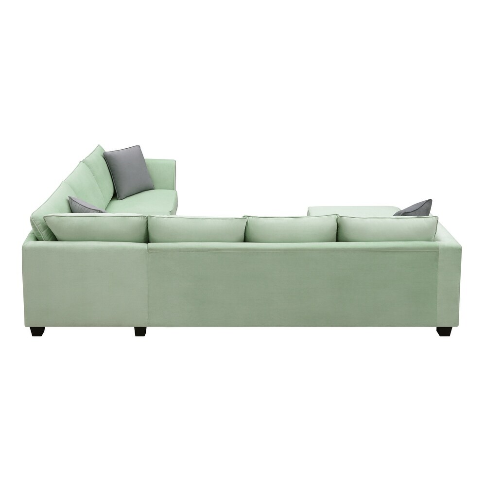 Sectional Sofa Couches with Ottoman