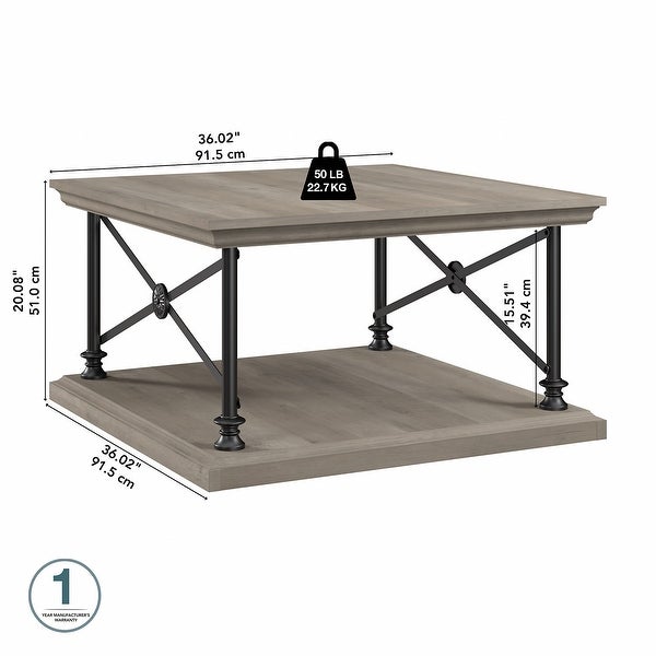 Coliseum Square Coffee Table by Bush Furniture