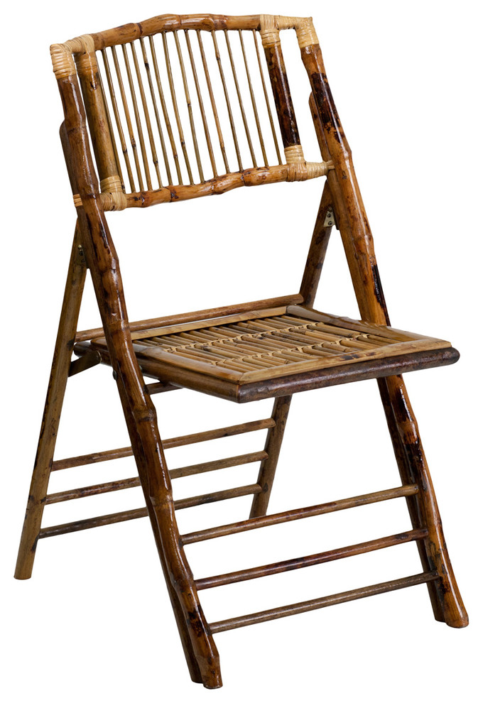 American Champion Bamboo Folding Chair   Contemporary   Folding Chairs And Stools   by Pot Racks Plus  Houzz