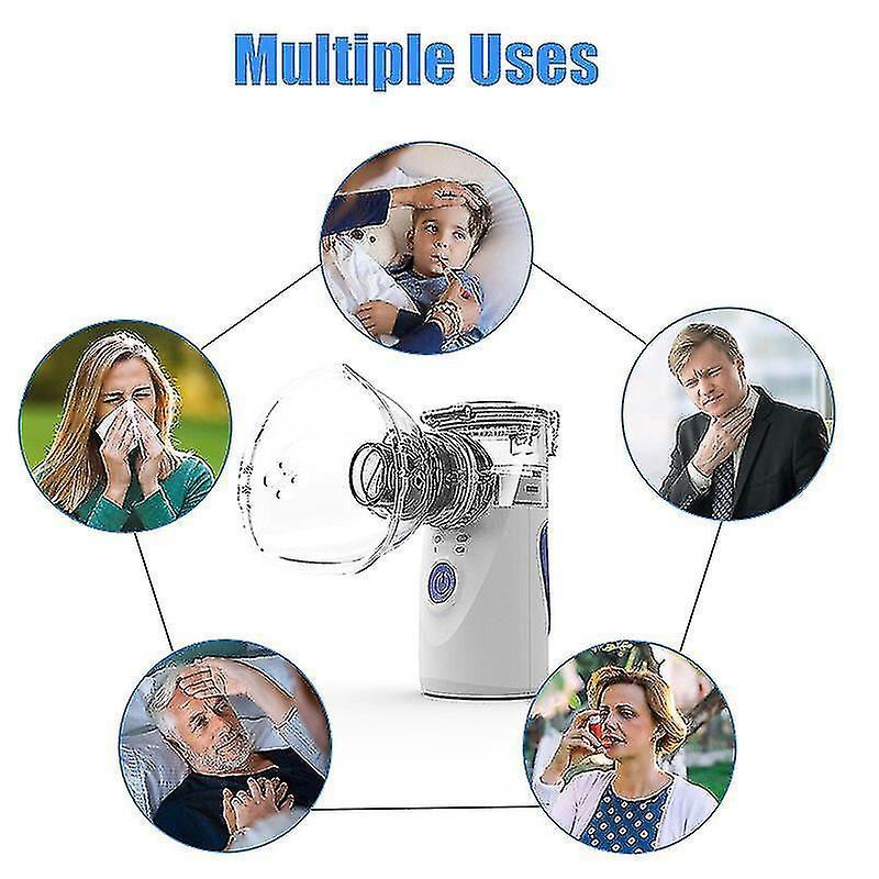 Mini Handheld Mesh Nebulizer For Children Adult Inhaler Handheld Silent Atomizer Humidifier Rechargeable Automizer Health Care