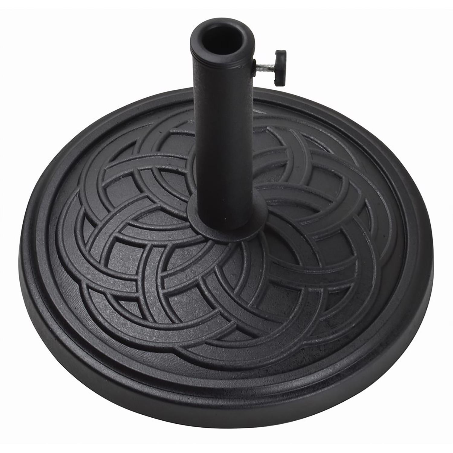 Bond Black Ribbon Envirostone Umbrella Base