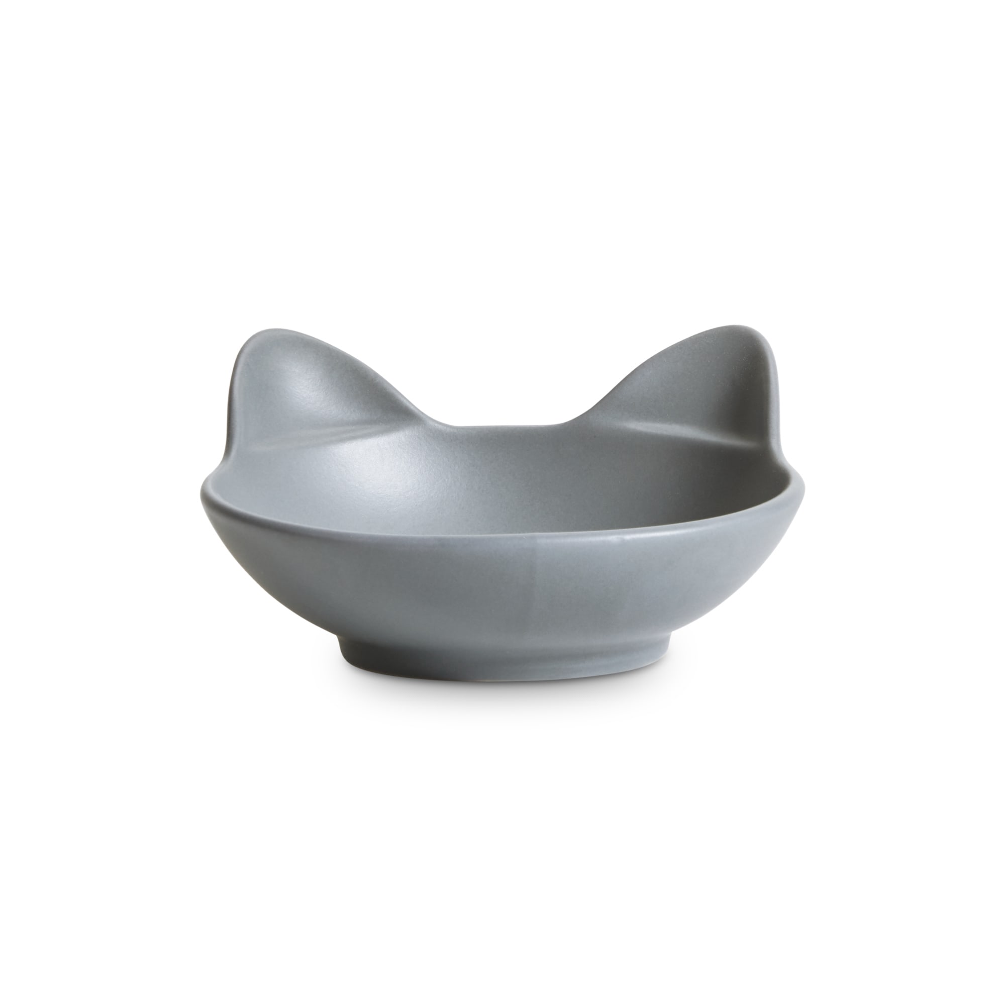 EveryYay Dining In Cat Head Ceramic Cat Bowl， 0.63 Cups