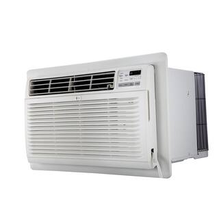 LG 11200 BTU 230-Volt Through-the-Wall Air Conditioner LT1237HNR with Heat and Remote in White LT1237HNR