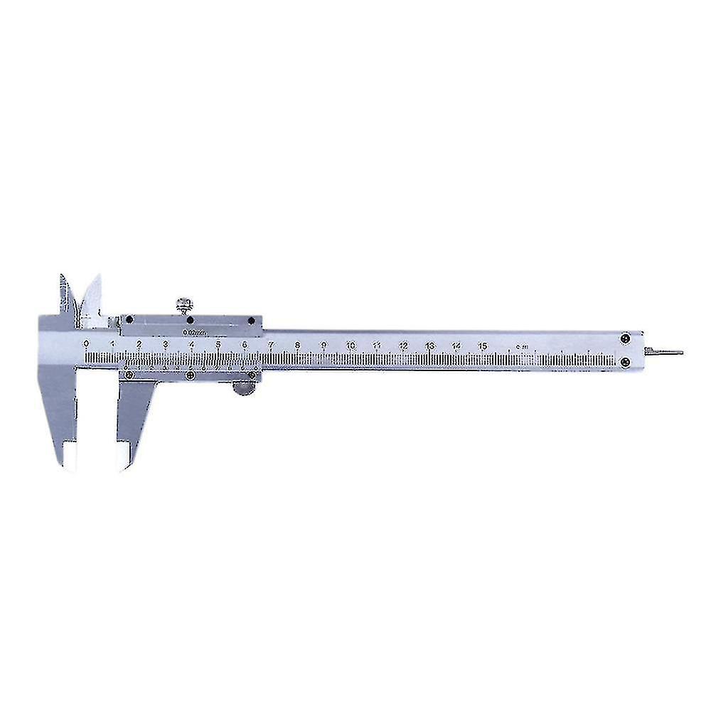 Practical Vernier Caliper 6andquot; 0-150mm/0.02mm Metal Carbon Steel Calipers Gauge Micrometer Measuring Tools  Version