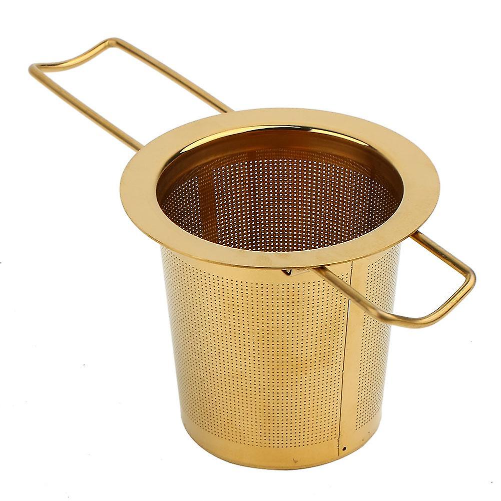 Stainless Steel Metal Cup Strainer Mesh Tea Infuser Loose Leaf Filter