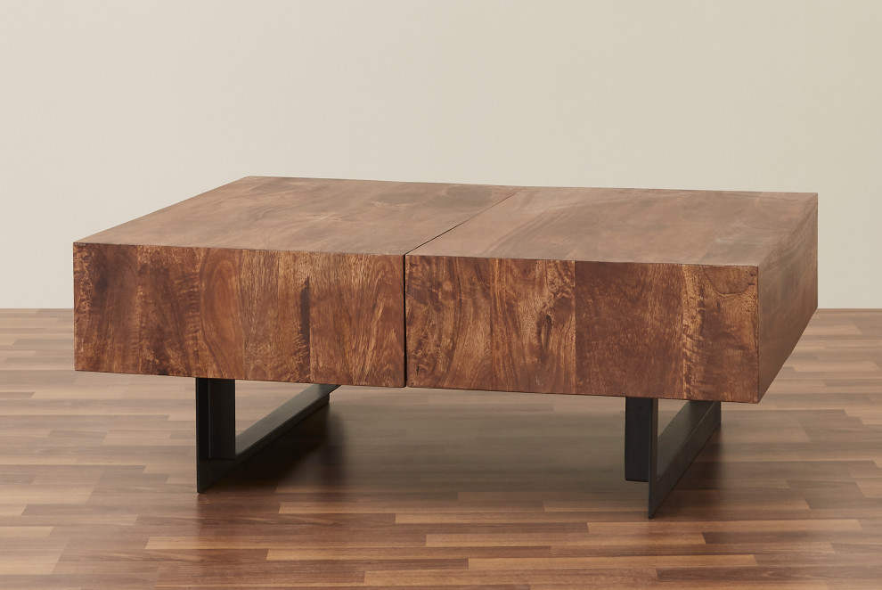 Glide Coffee Table   Industrial   Coffee Tables   by Oak Idea Corporation  Houzz