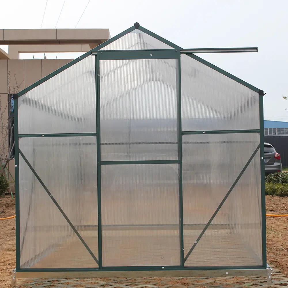 Factory Wholesale Greenhouse Supplies Greenhouse Structure Galvanized Steel Plastic Greenhouse For Outdoors