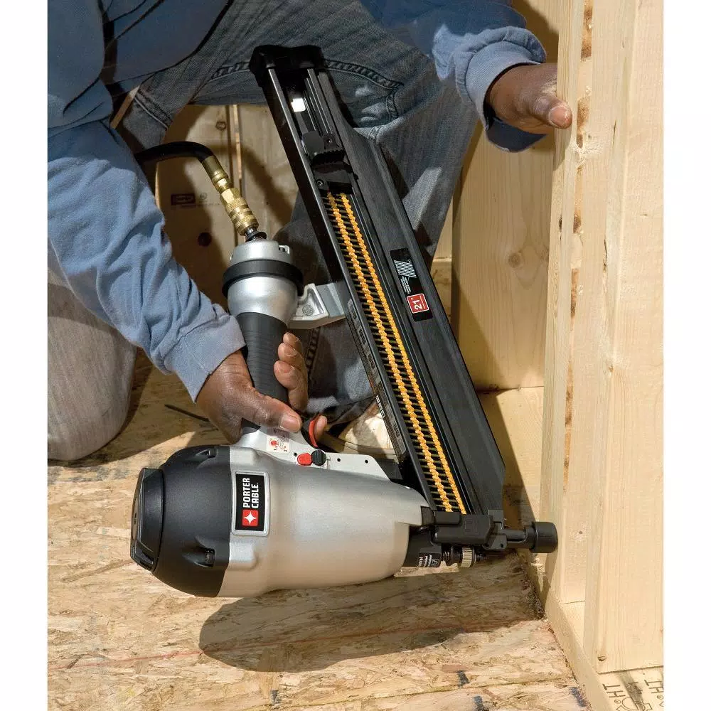 Porter-Cable 21-Degree 3-1/2 in. Full Round Framing Nailer and#8211; XDC Depot