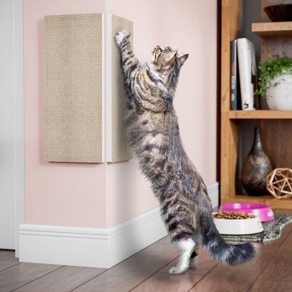 Way Basics Eco zBoard Corner Wall Cat Scratching Pad