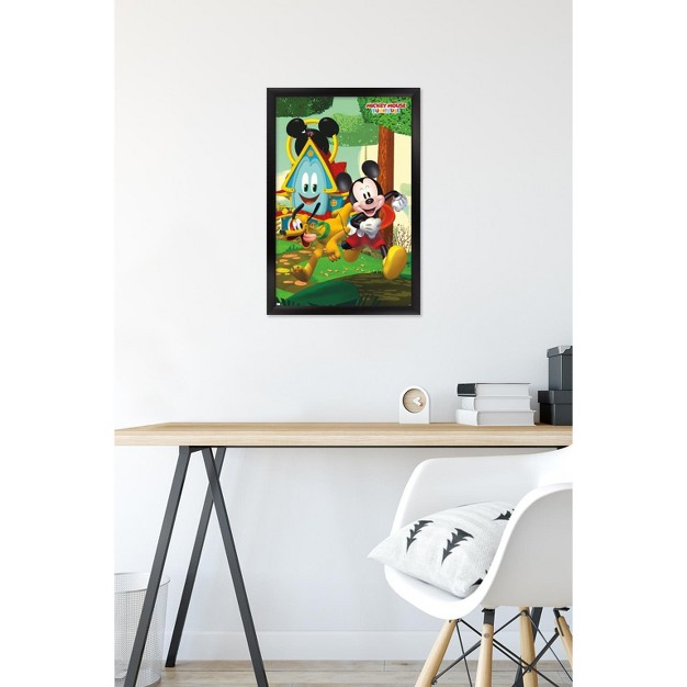 Trends International Disney Mickey Mouse Funhouse Teaser Framed Wall Poster Prints