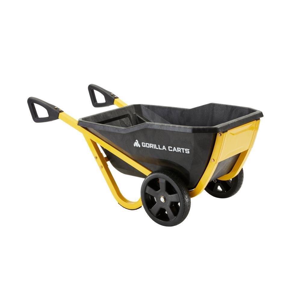 GORILLA CARTS 7 cu. ft. Evolution Poly Yard Cart GCR-7