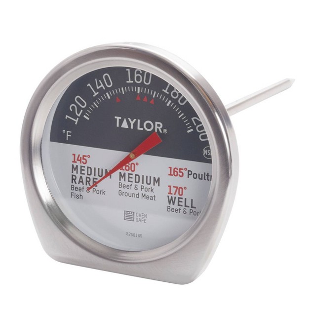 Taylor Leave in Meat Analog Dial Kitchen Thermometer