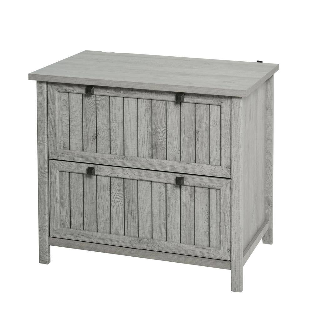 HOMCOM Grey Retro Style 2-Drawer File Cabinet 836-231GY