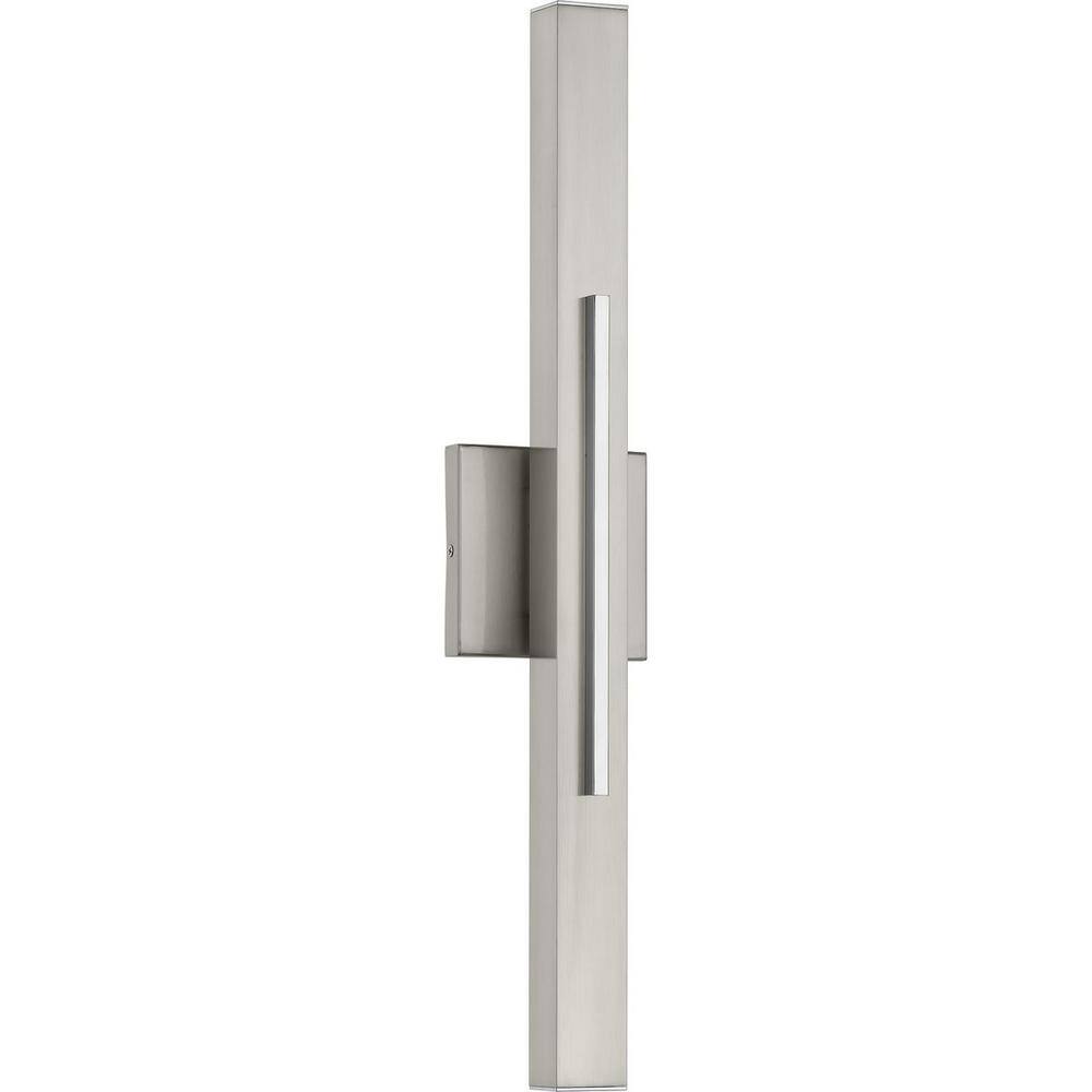 Progress Lighting Planck 32-Watt Brushed Nickel Integrated LED Sconce P710052-009-30