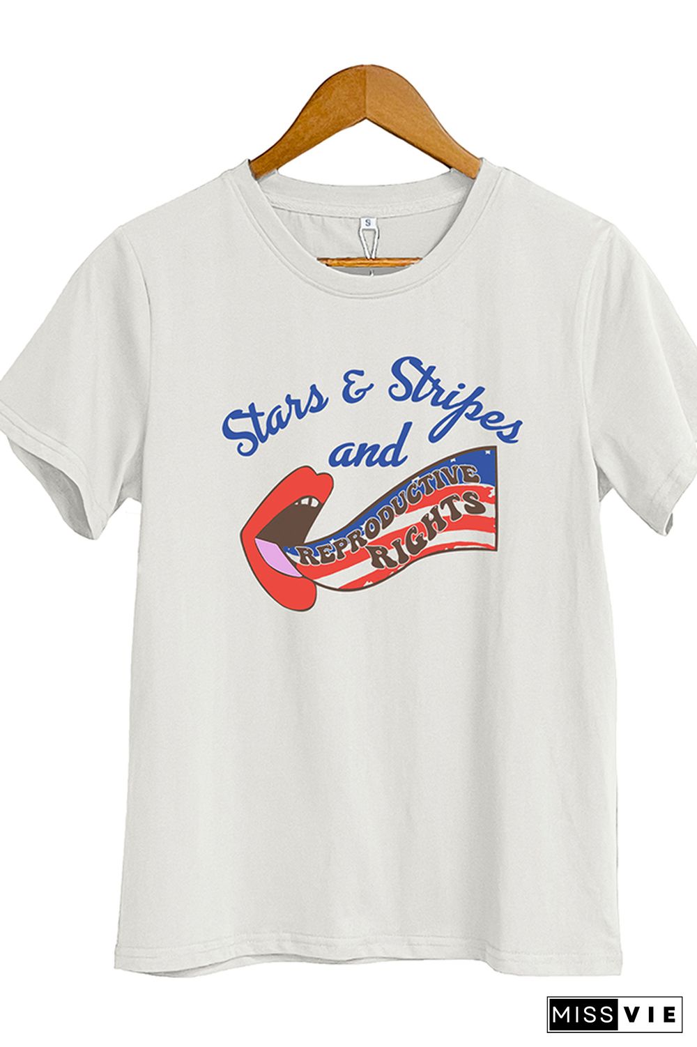 Stars Stripes And Reproductive Rights Graphic Tee Wholesale